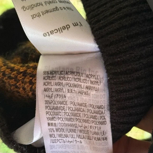 FARM RIO Women's Black and Rust Sweater Size X-Large - Picture 12 of 12